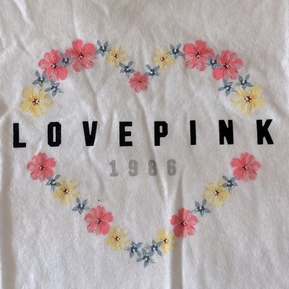 Pink By Victoria’s Secret Short Sleeves Tees Size Large - Picture 3 of 3